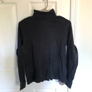L.L.Bean Black Interlock Turtleneck